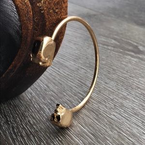 Cool Gold Skull Cuff Bracelet